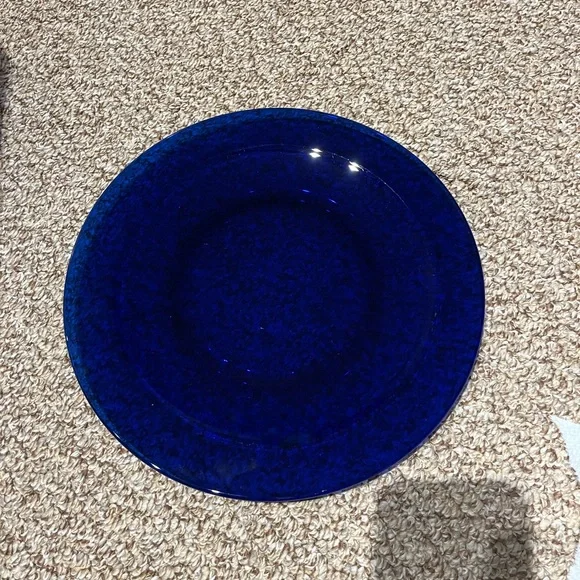 15-Piece Charcuterie or Lunch Set, Cobalt Blue Glass - Picture 2 of 15